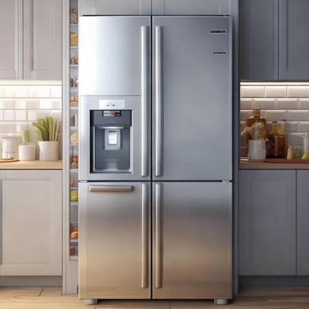 双开冰箱温度显示tC，节能省电新选择