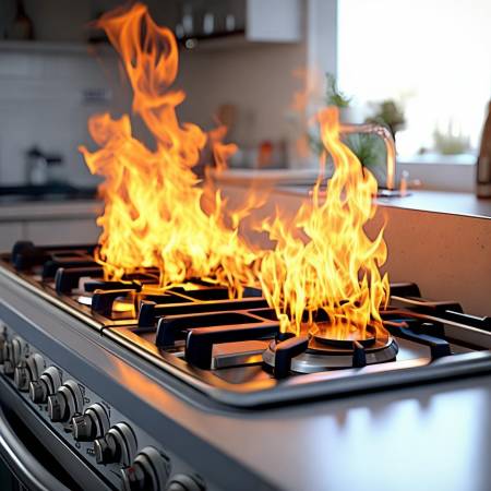 燃气灶回火原因及解决方法大揭秘