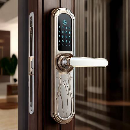 高端智能锁，价格不菲，安全又时