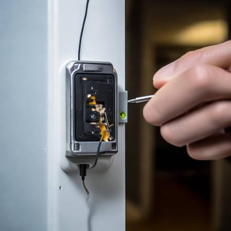 指纹锁线断排查修复法