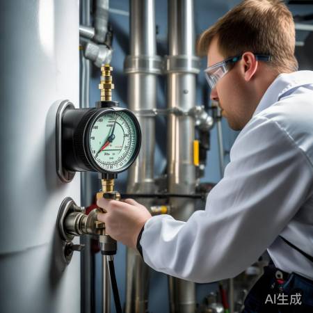 用气压表测沼气热水气压