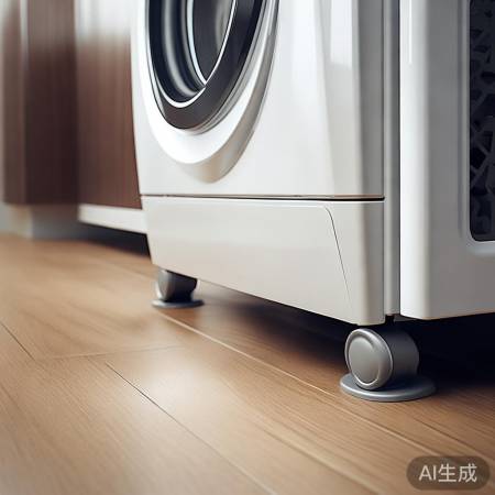 洗衣机平稳放置