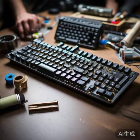 检查按键及螺丝，临时固定后重装