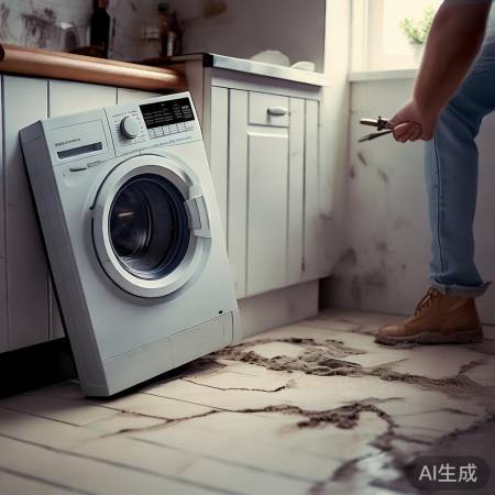 洗衣机震动,检查底座加固