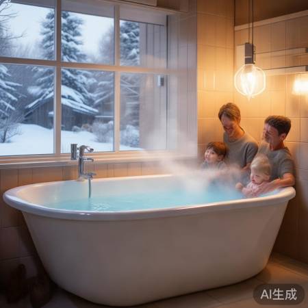 家用空气能循环水：节能环保，冬季热水不愁