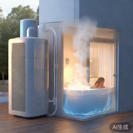 空气能循环水，节能环保热水神器