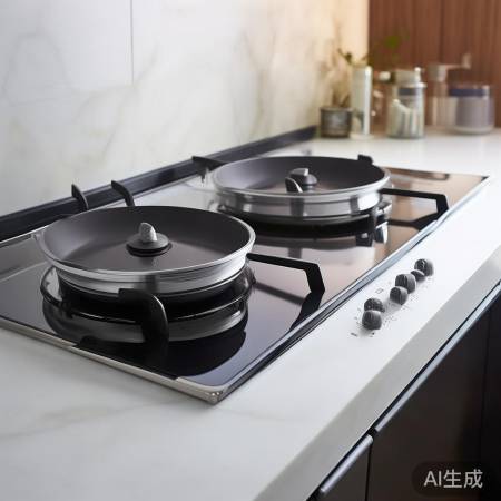 燃气灶易清洁设计