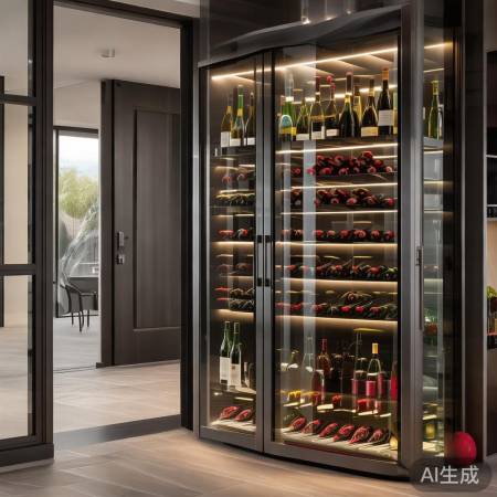 现代家居装修必备：门口红酒柜设计，提升品味生活