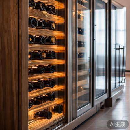 红酒柜材质多样，风格各异