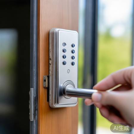 设备老化换新锁，安全至上。