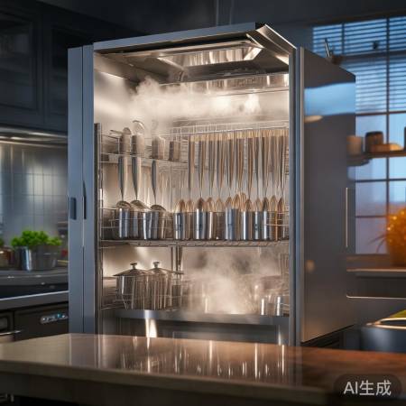 高温蒸汽消毒局限性：不锈钢餐具