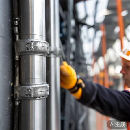 “管子固定墙上,加固如穿防弹衣