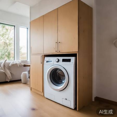 洗衣机埋藏,空间美又安全