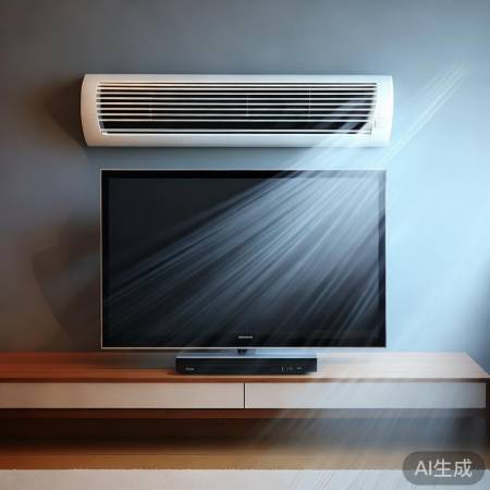 空调直吹电视有风险
