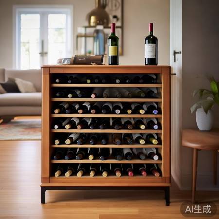 红酒柜拼装，像玩积木简单