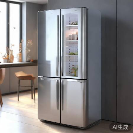 美菱无霜变频冰箱：节能静音，轻松储鲜新选择