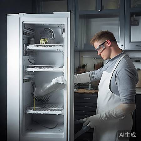 清理冰箱冷凝器