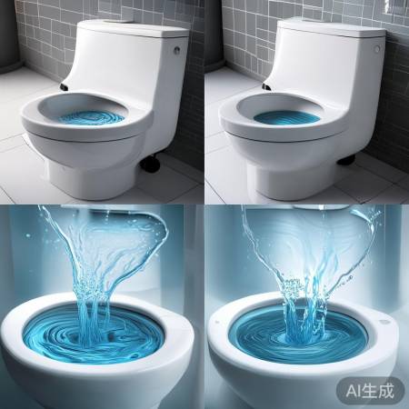 多种冲洗方式冲刷马桶