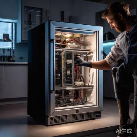 红酒柜修复，注意防潮