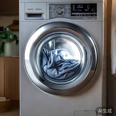 大容量洗衣机，省时省力