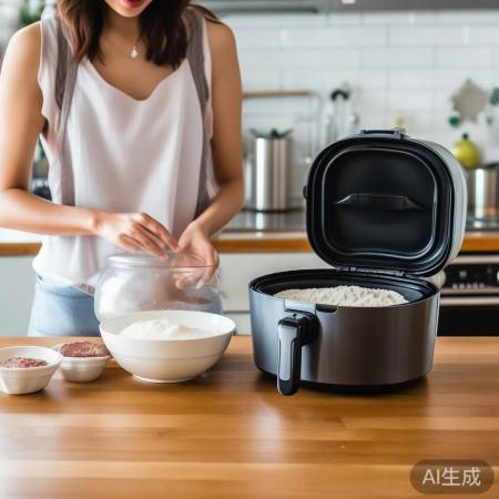 空气炸锅做发糕教程