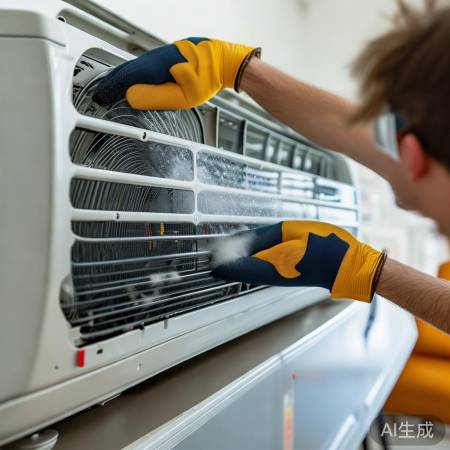 清洗空调扇叶,先关电源保安全