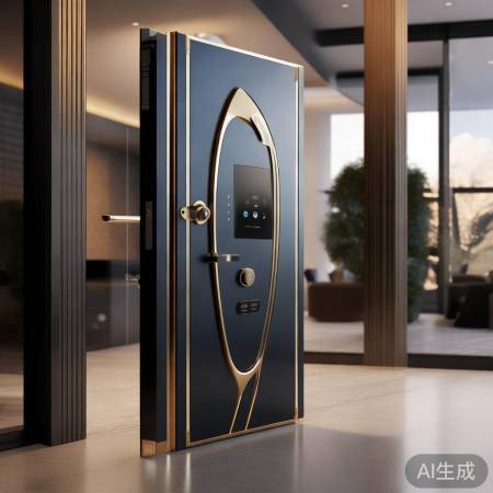 高端智能防盗门，安全高端价不菲