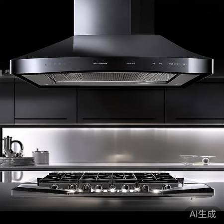 “华帝V系列吸油烟机，智能时尚