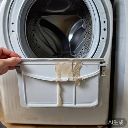 洗衣机洗衣液槽进水原因及解决方法