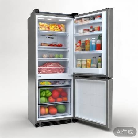 三口之家,265升容量冰箱