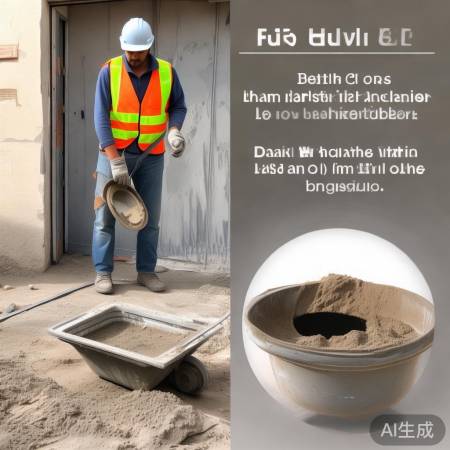 施工准备:清理门框缝隙