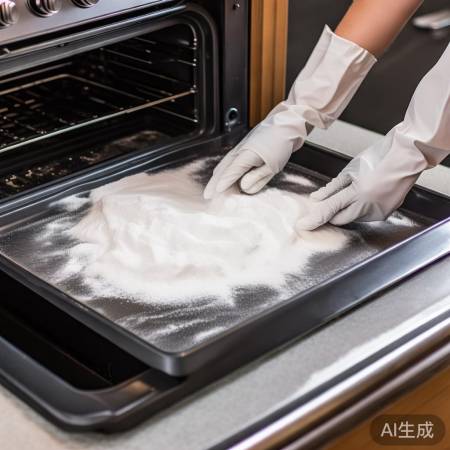 小苏打刷洗油烟机