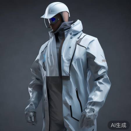 科技感空气能工作服