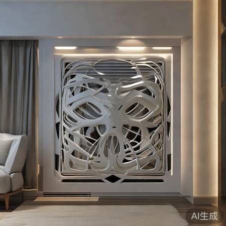 中央空调风口3D模型展示：创新设计，提升家居美观