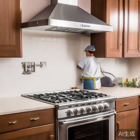 油烟机安装要点:安全覆盖烹饪区