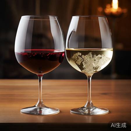 红酒醇厚,白酒清爽,搭配层次佳