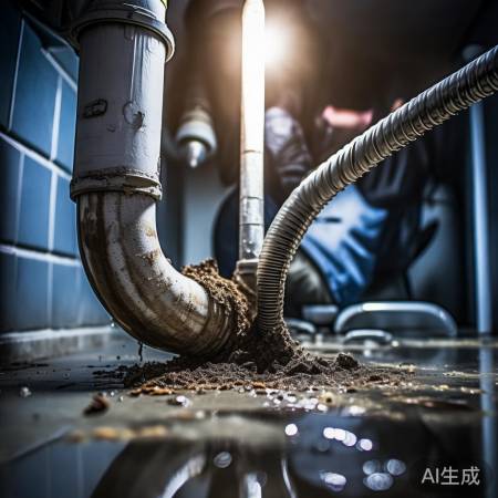 清理排水管，确保畅通