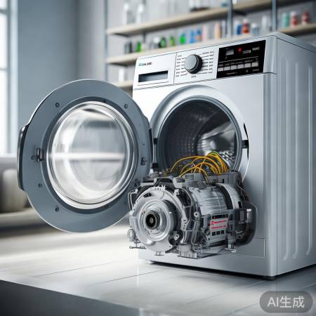 洗衣机故障，电机或控制问题