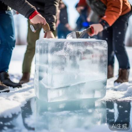 敲冰小心，别太碎