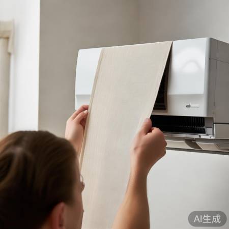 检查空调风口帆布长度