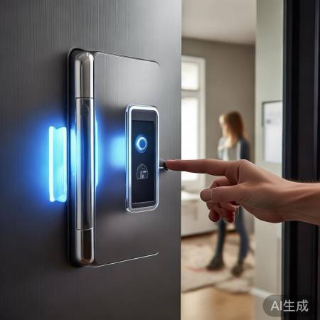 家得利防盗门指纹录入，智能安全新体验