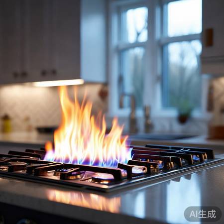 厨房照明充足，保障安全烹饪