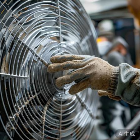 “定期清洁风机，保障风压稳定”