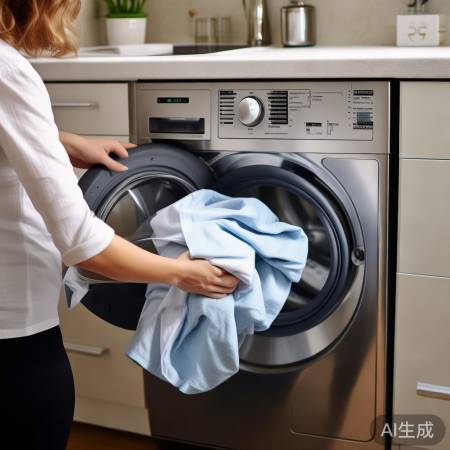 洗衣机启动，放衣继续工作