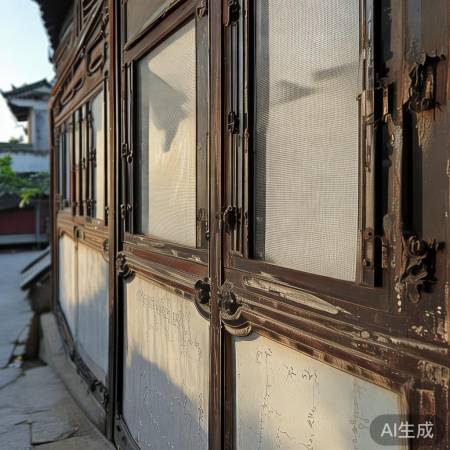 老式防盗门搭配纱窗：居家安全与通风两不误的选择