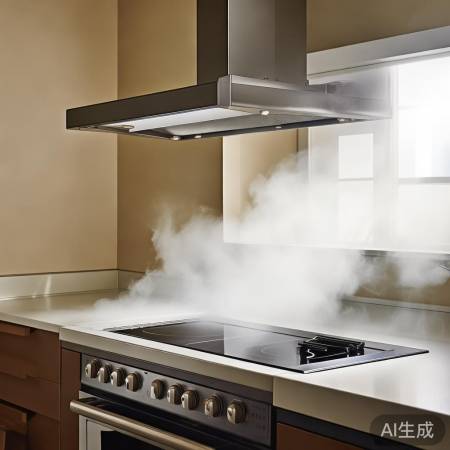集成灶防烟，通风更佳