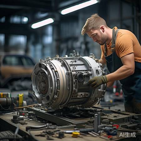 拆卸减速器步骤