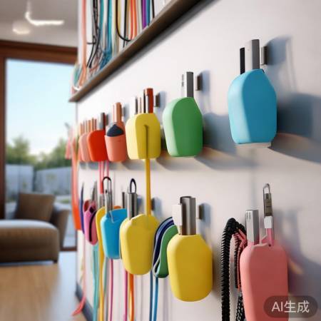 指纹锁电源收纳解决方案，告别充电烦恼