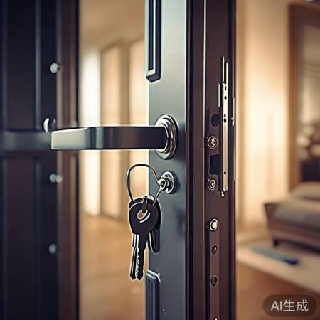 防盗门钥匙,守护家园。