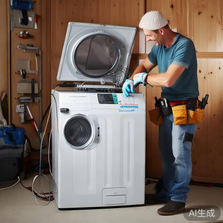 “电容安装,拧紧螺丝,试机成功